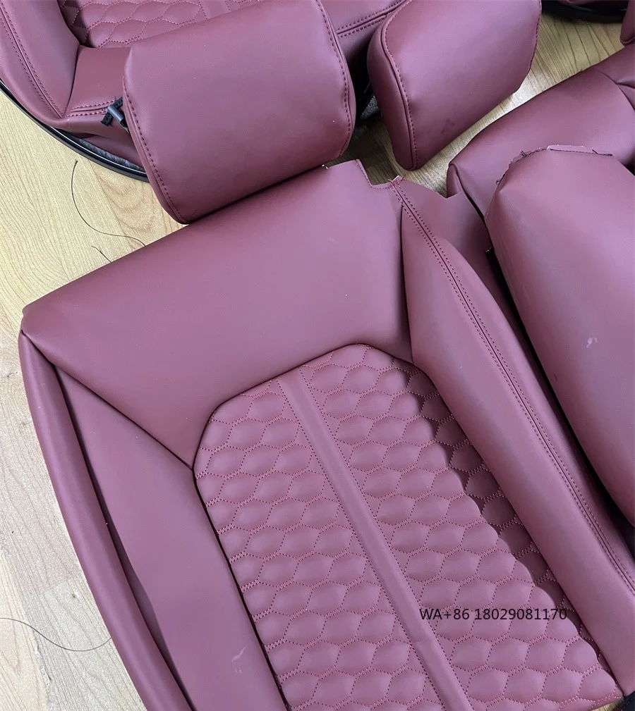 

Custom Wholesale Luxury Waterproof Leather 3D Red Black Gray Brown Car Seat Cover for