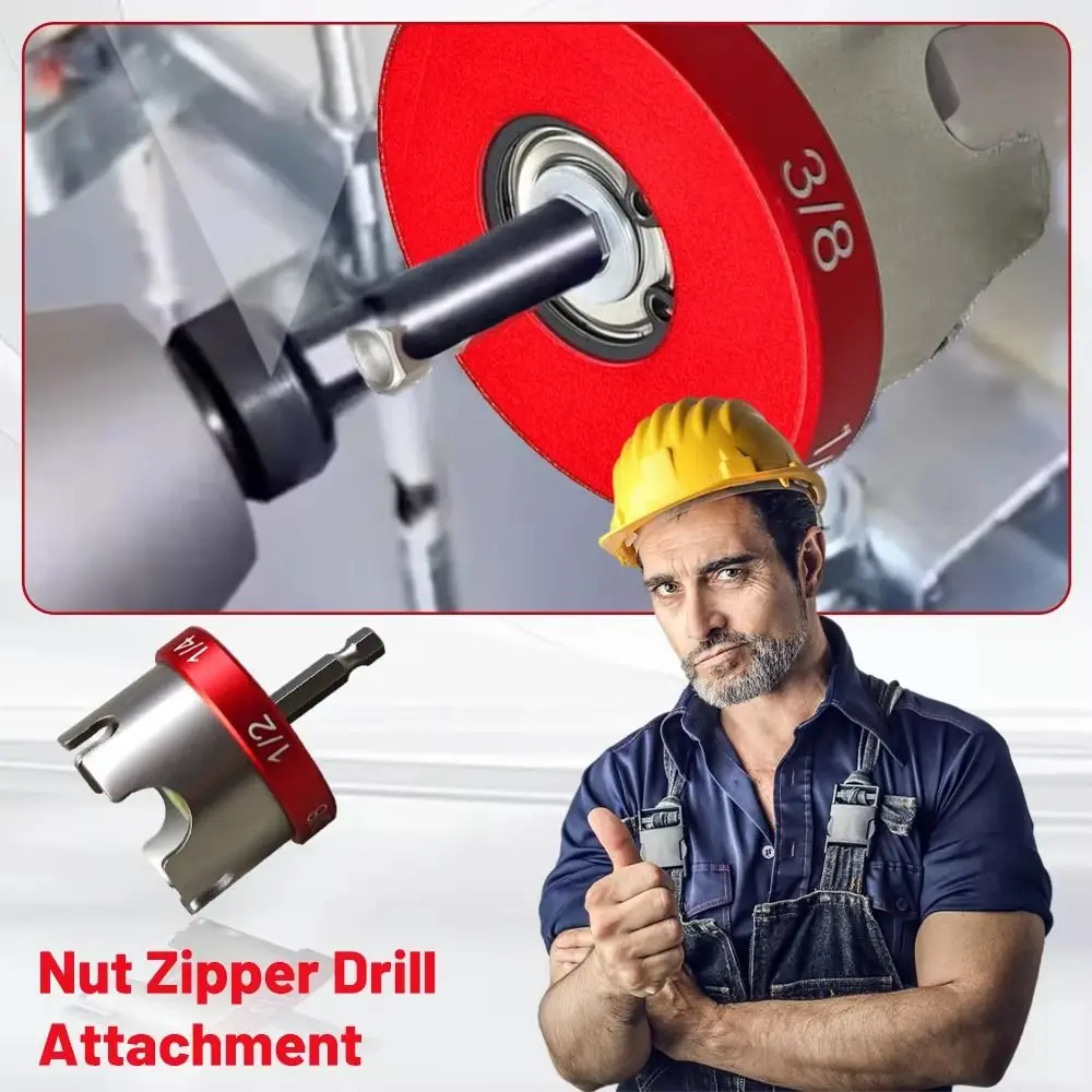 

Гайка с шестигранным хвостовиком, насадка для вращающейся дрели, экономия времени, быстроразъемная гайка, насадка для сверла на молнии, металлическая конструкция, алюминиевый сплав