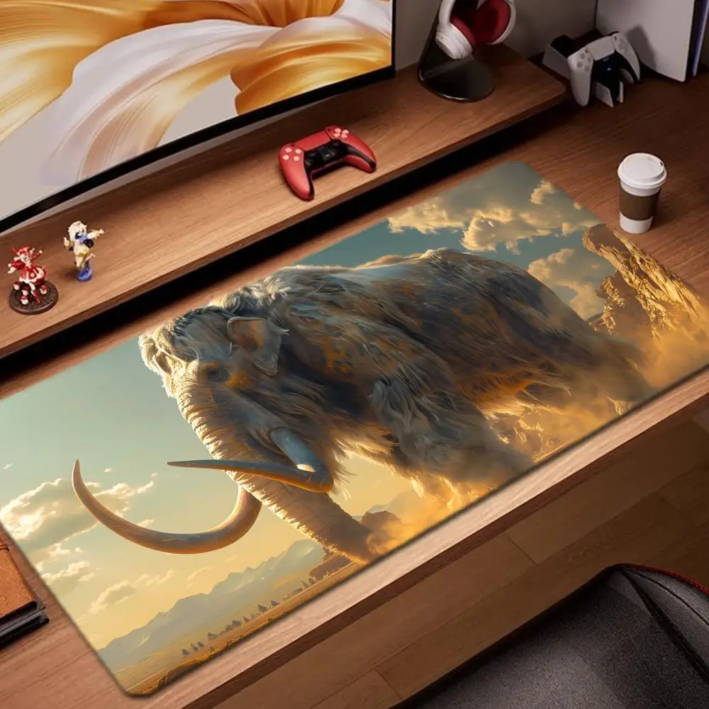 

Game mammoth Mouse Pad Game Accessories keyboard pad XXL large locking edge 900X400 mm table mat Gaming mousepad