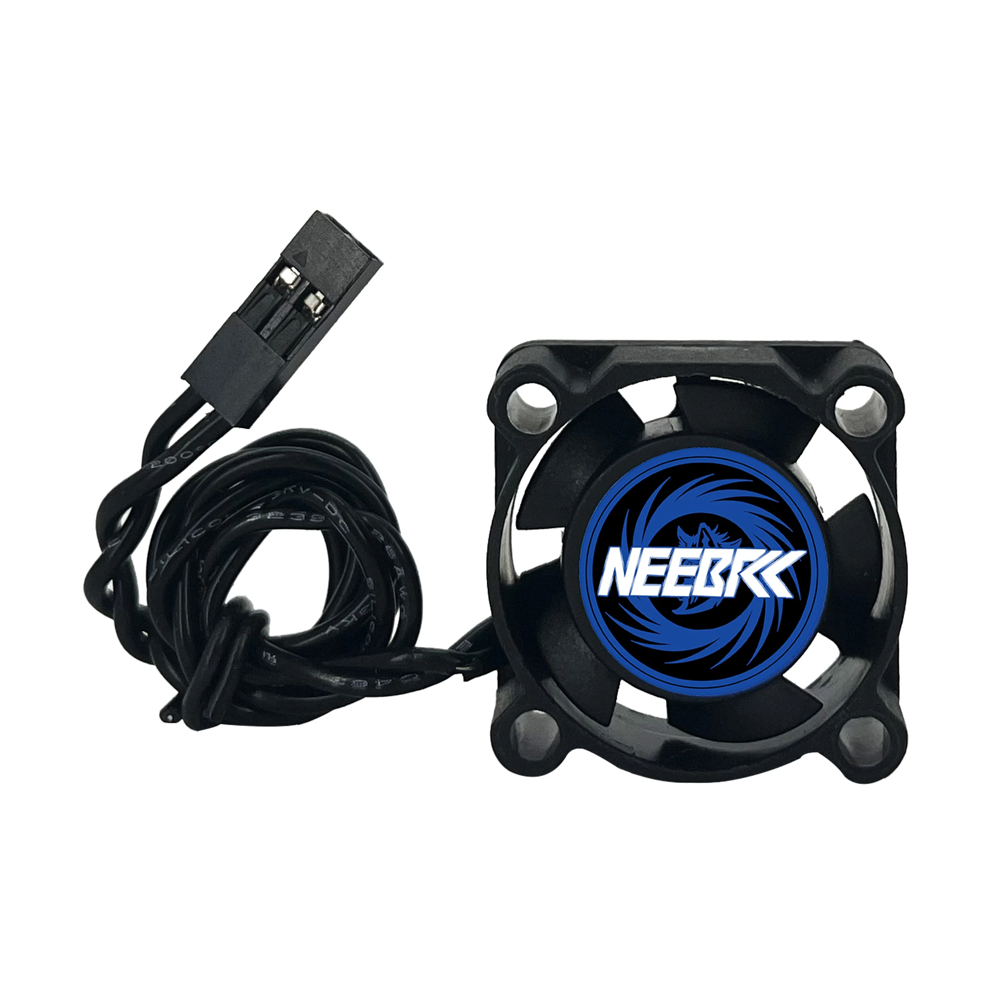 NEEBRC 25/30/35/40/45/50mm RC Cooling Fan Heat Sink 10000-30000RPM High Wind Rapid 5V-12V JST Plug for RC Car 28/36/42mm Motor