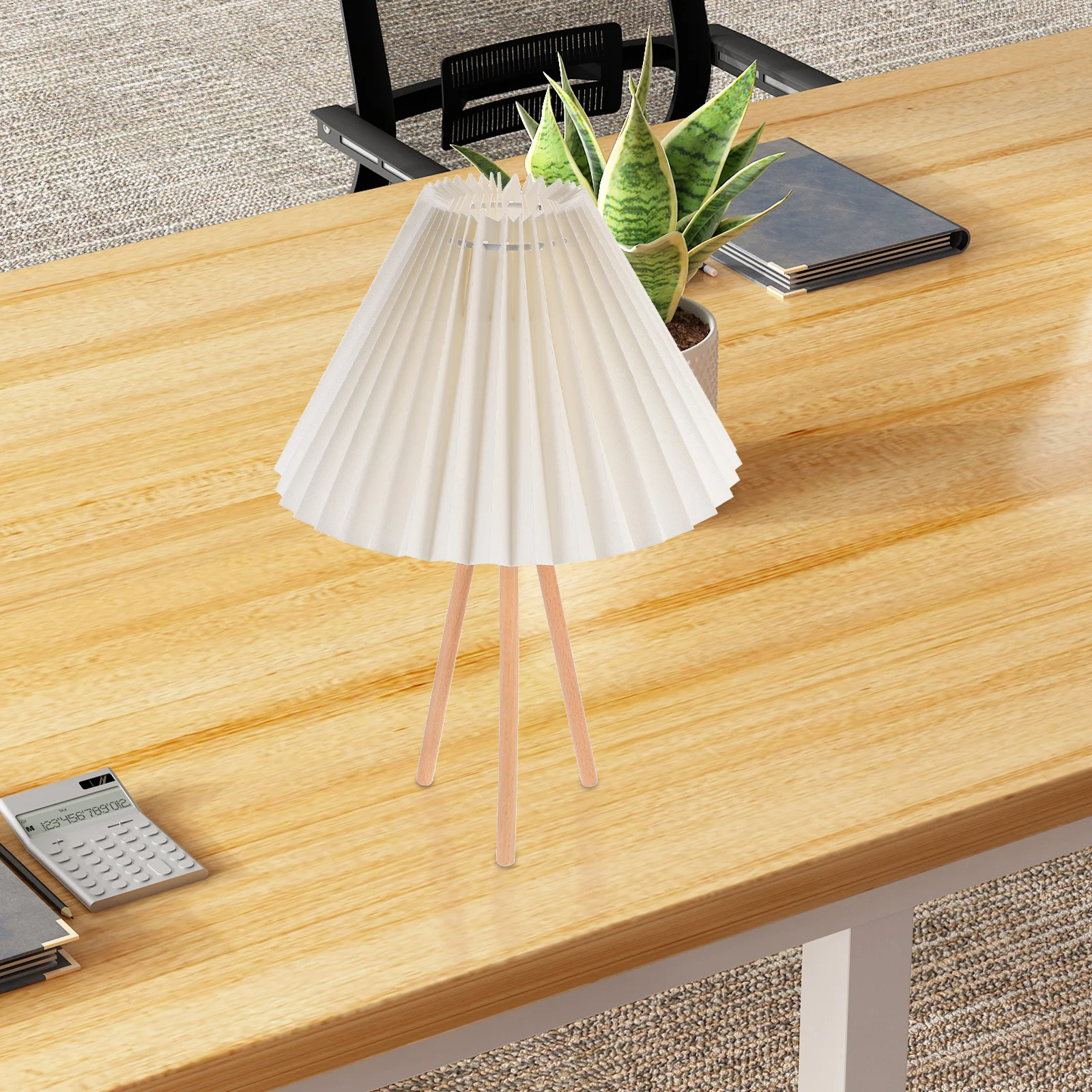 

Creative Retro Small Night Lamp Pleat Lampshade Decorative Table Light Bedroom Home Bar Exquisite Bedside Lamp Indoor Room
