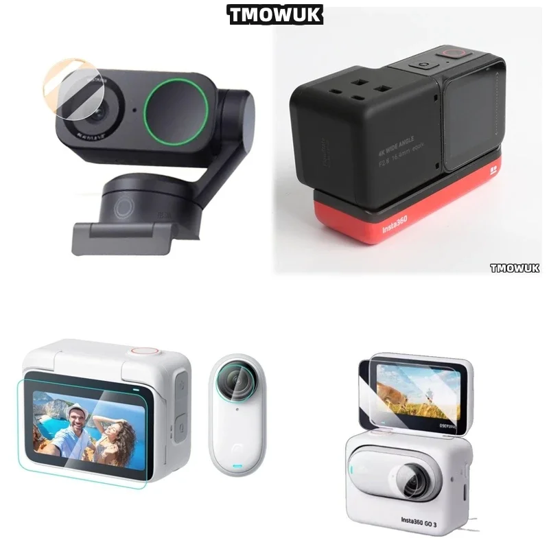 For Insta360 One RS Link 2, 3s Camera Full Frame Tempered Glass Protection