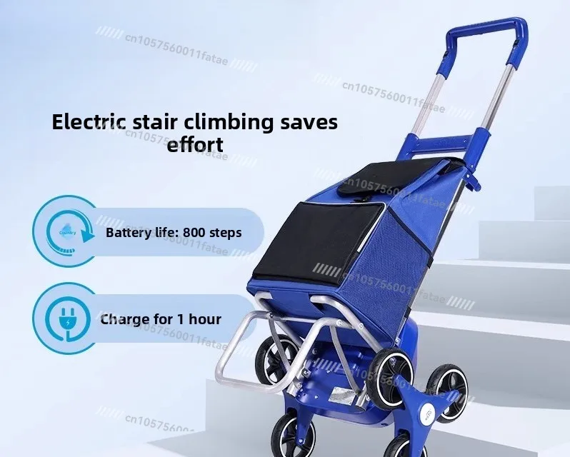 

Home Shopping Cart, Foldable Stair Climbing for The Elderly Portable Small Hand Cart