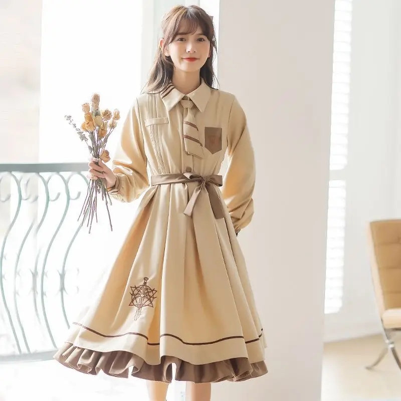 فستان كلاسيكي ياباني كوري فرنسي صيفي جديد لعام 2025 فستان نسائي على طراز Preppy أنيق بمزاج الخصر وفساتين ضيقة