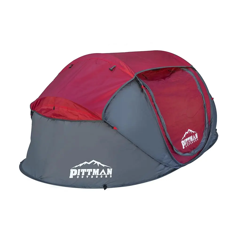 

Airbedz Ppi-Popup2X Set-Up 2 Person -Up Tent With Large Mesh Window, 7.55'X3.94'X3.2' (Height), Red