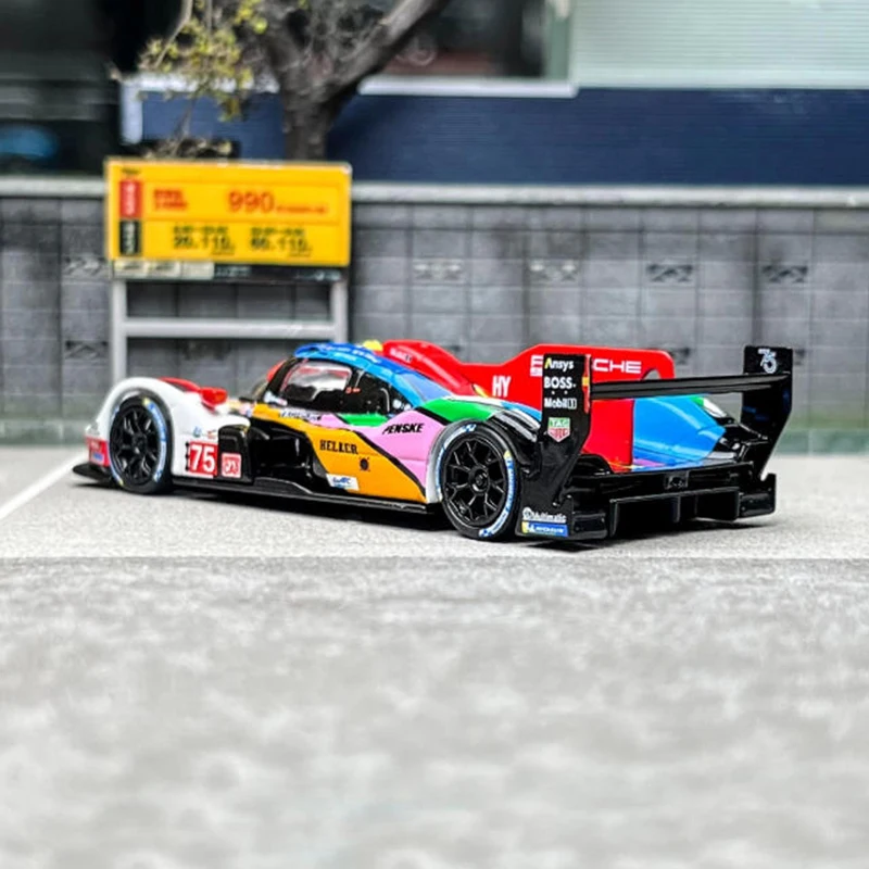MINIGT 1:64 963 75 Le Mans نموذج سيارة مصنوع من خليط معدني كلاسيكي هدية تذكارية للكبار عرض ثابت #5
