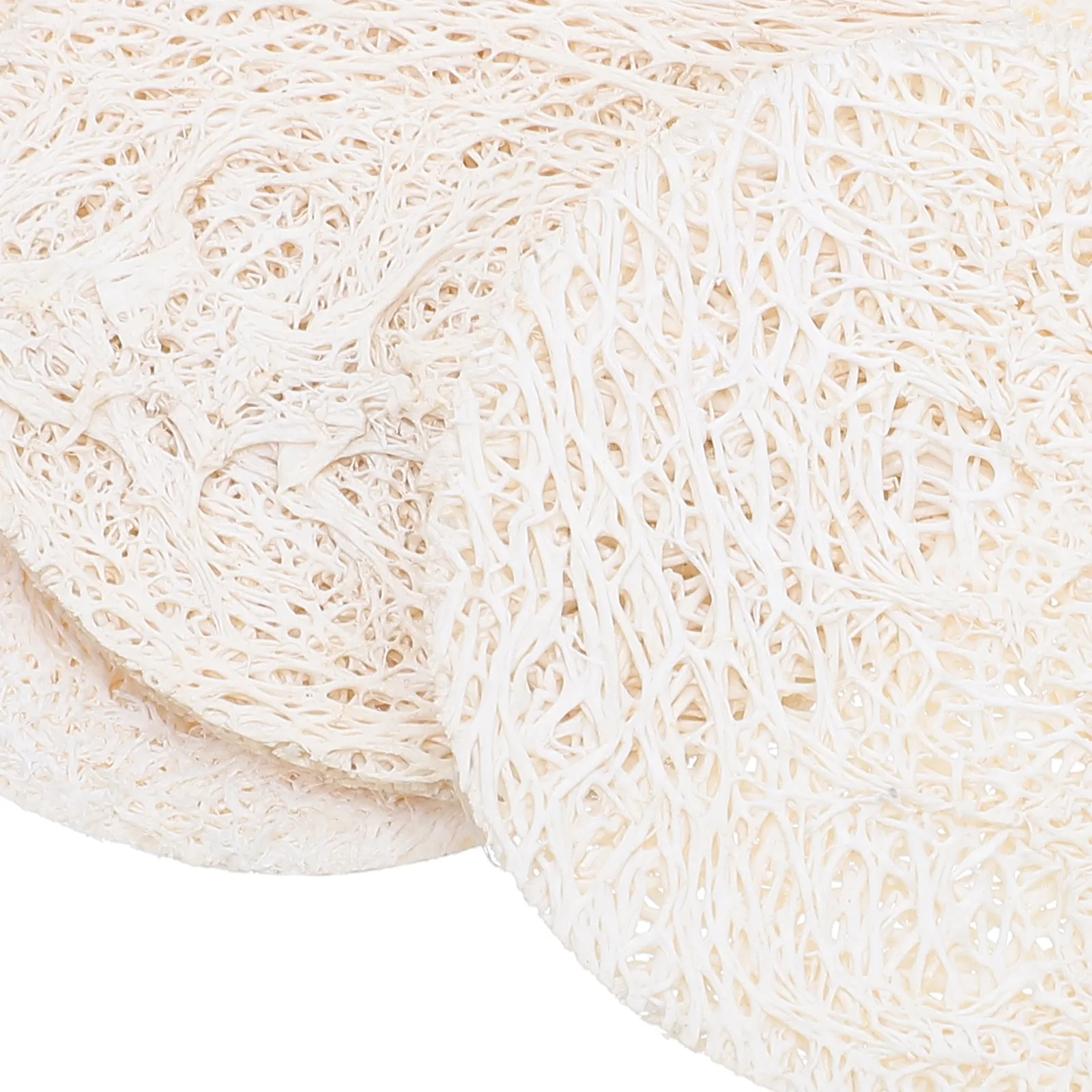 5Pcs Natural Luffa Pads for Daily Bathing Deep Pore Cleansing Oil Control Skin Renewal Acne Reduction Body Scrub Shower Pad