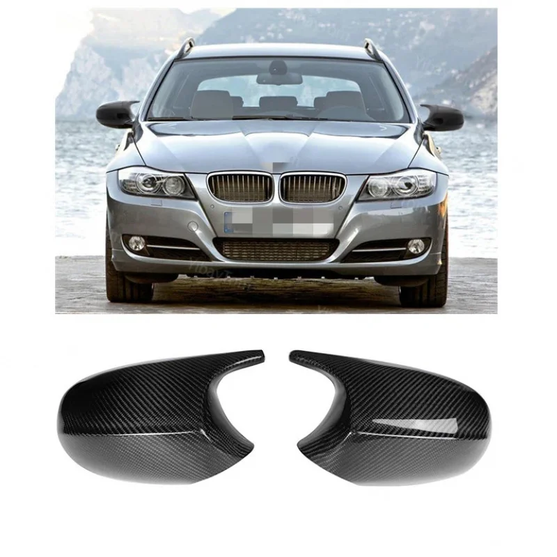 

Carbon Fiber E91 E92 E93 LCI Rearview Mirror Cover for BMW 3 Series E90 2008+ Sedan Side Door Replacement Mirror Cover