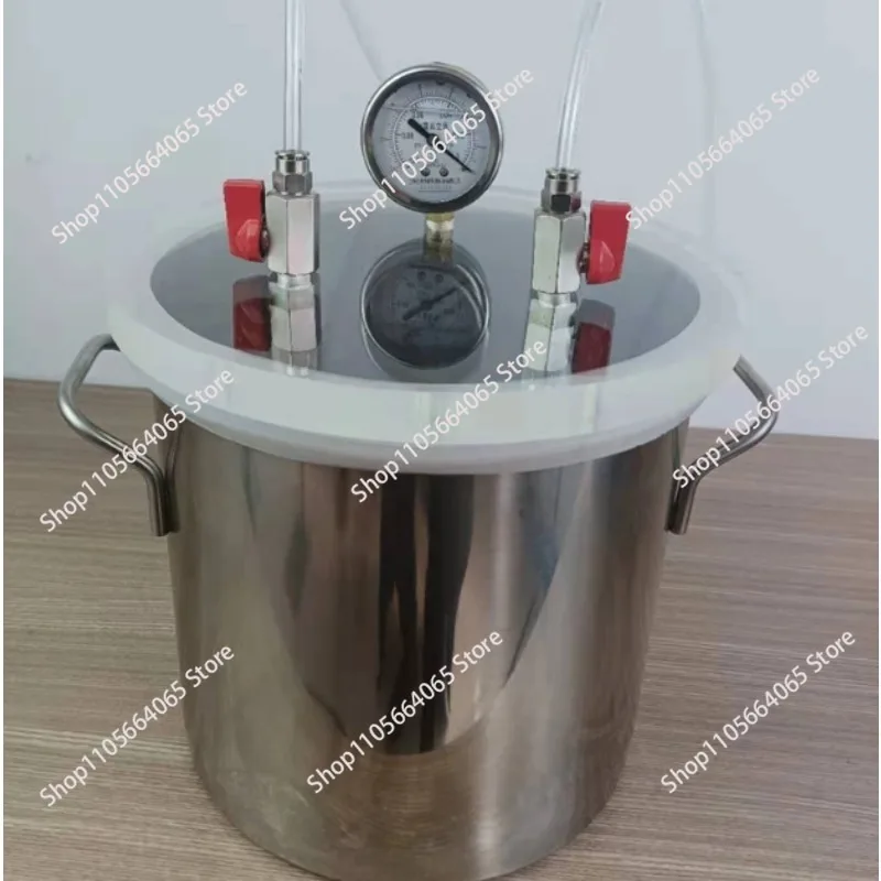 Diversion tank resin collection defoaming bucket vacuum container geotechnical vacuum saturation cylinder negative pressure