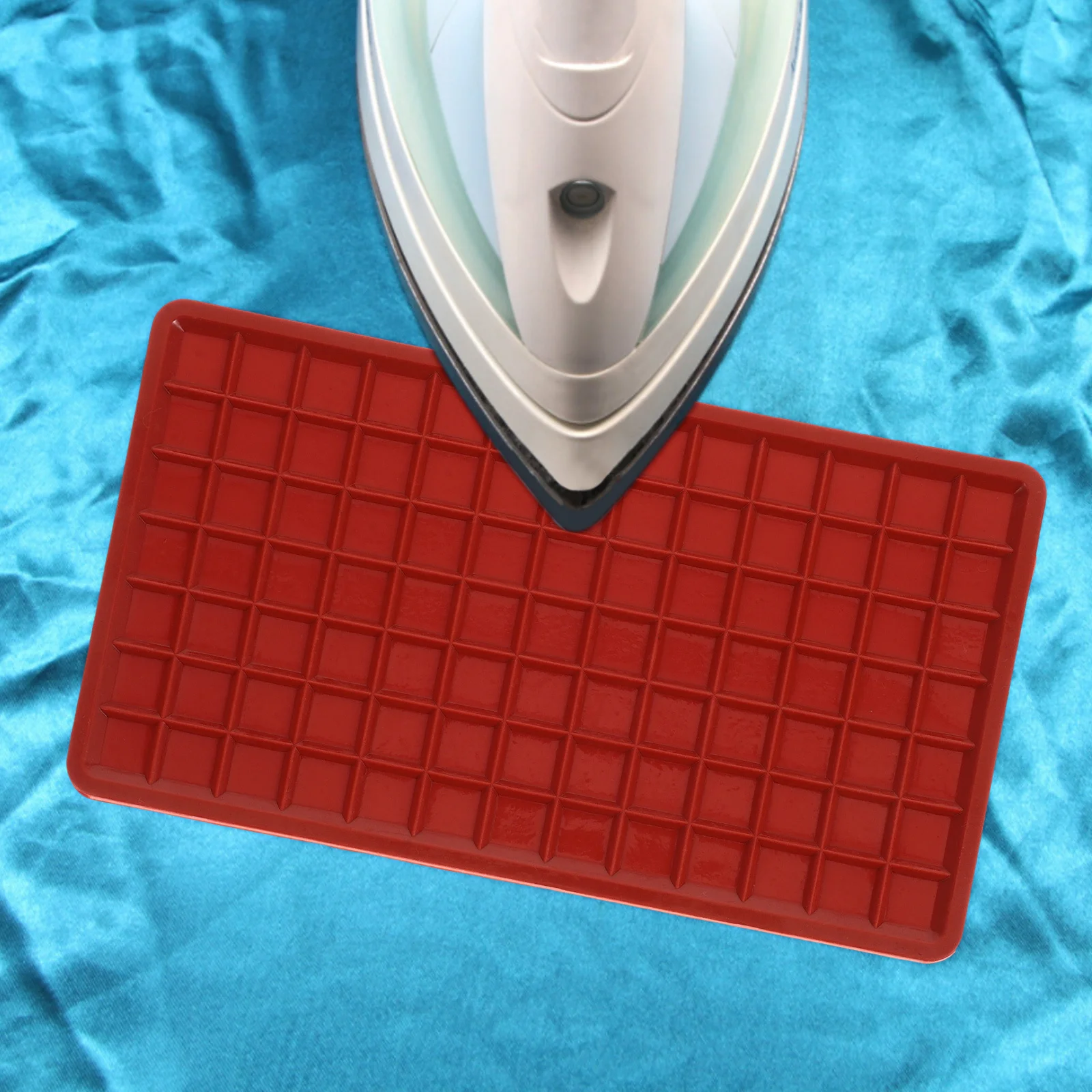 

Iron Rest Pad Heat Resistant Silicone Steam Iron Rest Mat Stable Non Slip Insulated Ironing Board Pad Household Protective