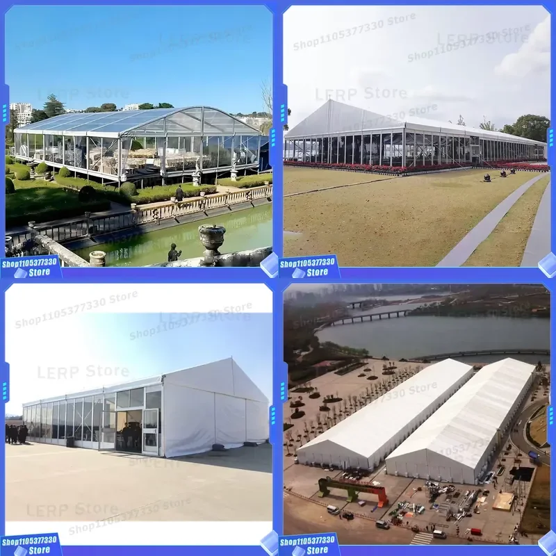 Customizable temperature-controlled outdoor banquet tents for new designs for event exhibitions and sports
