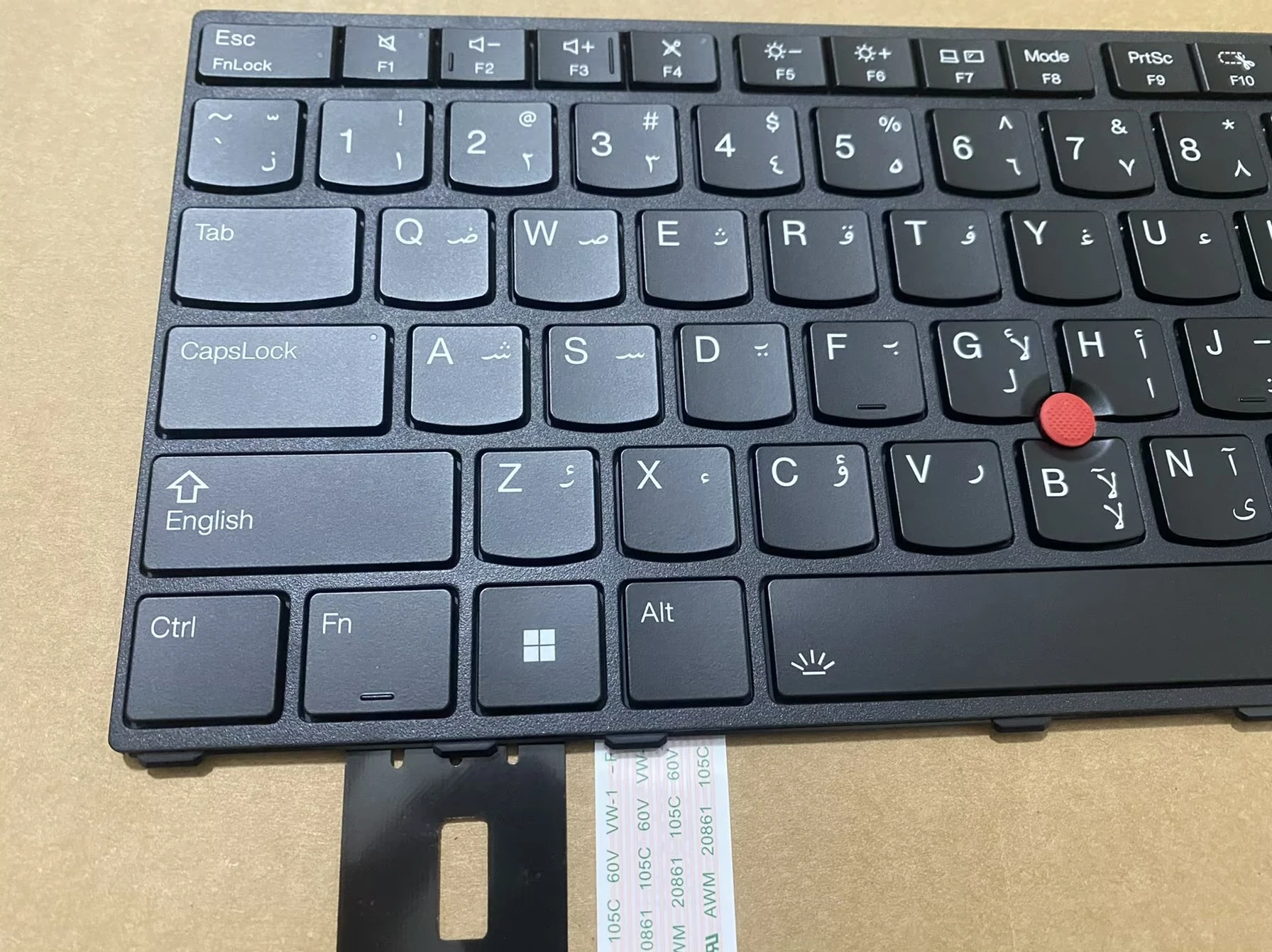New Original for Lenovo ThinkPad L14 T14 P14s Gen 5 Gen 6 Backlit Arabic Keyboard 5N21M38532 5N21M38139 5N21M38305