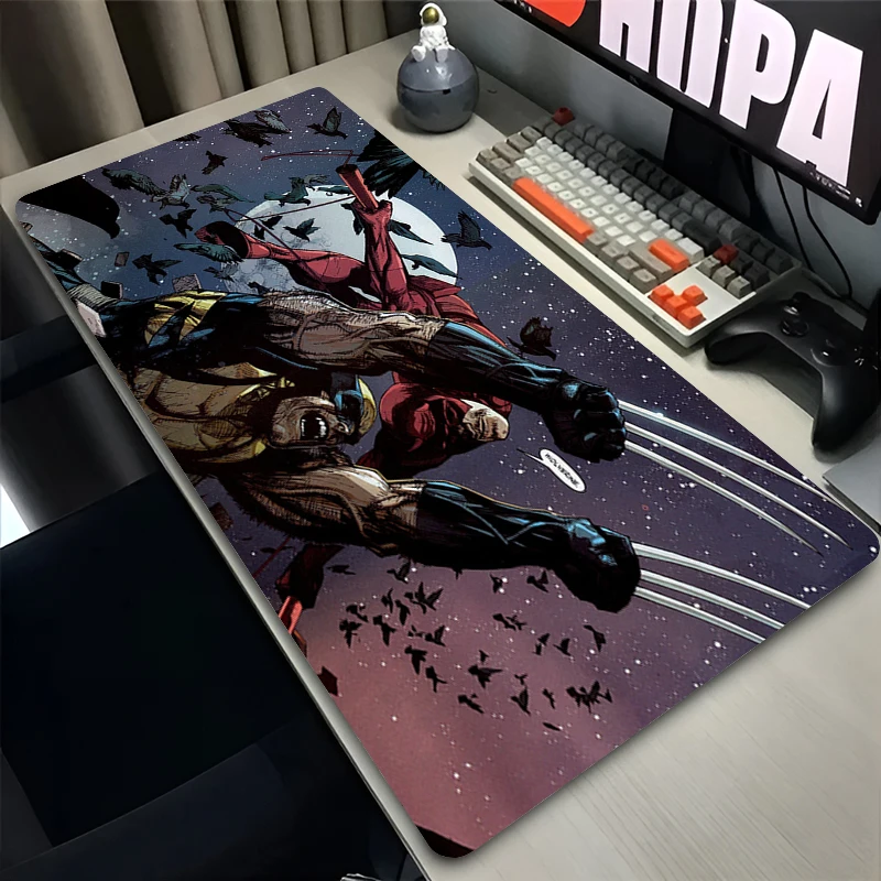 

Marvel Daredevil Large Mouse Pad Large Table Mat Office Laptop Pads Keyboard Gaming Gamer Mousepad PC Accessories Rubber Carpet