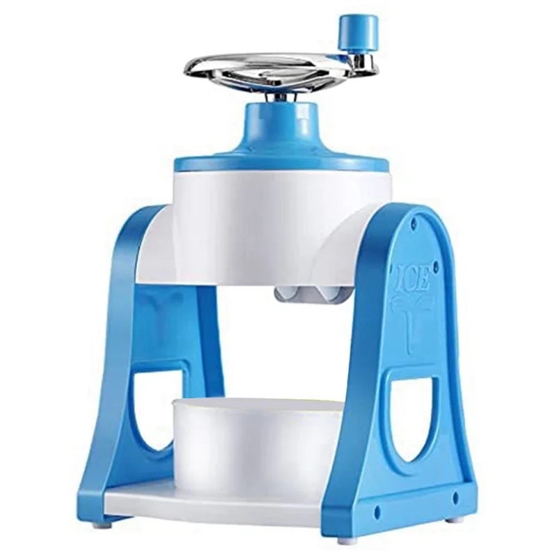 A26F-1 Piece Shaved Ice Machine Summer Hand-Shake Ice And Hail Ice Ice Breaker Make Ice Maker Blue
