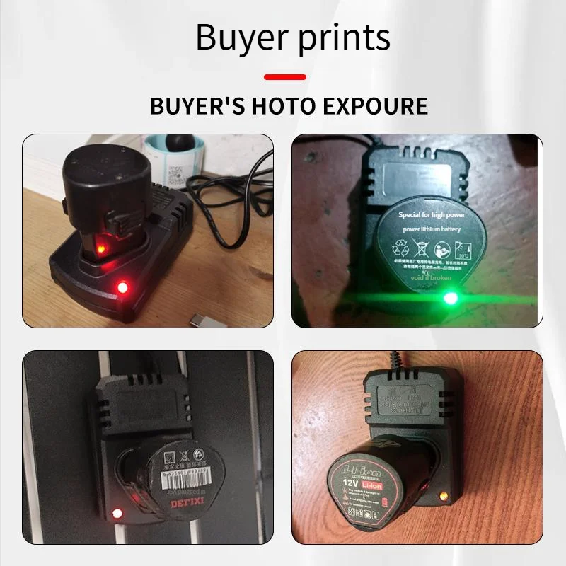 أداة السلطة جزء تيار مستمر الولايات المتحدة/الاتحاد الأوروبي ليثيوم أيون شاحن قابل لإعادة الشحن دعم 110-240 فولت أسود ل مثقاب الليثيوم الكهربائي 12 فولت مفك البراغي الليثيوم #3