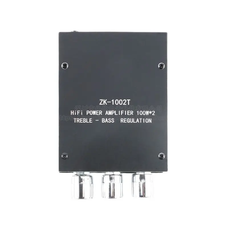 H Audio power amplifier board module 100W*2 high and bass adjustment Bluetooth 5.0 subwoofer dual channel stereo shell