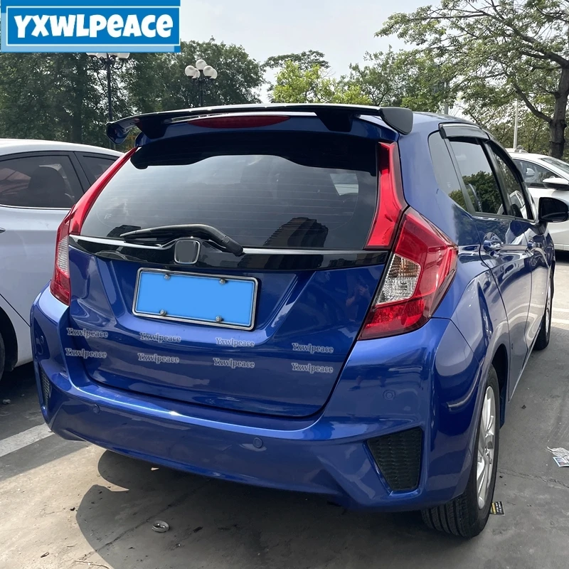 

For NEW OLD Honda Fit Jazz Higher Quality ABS Material Universal Rear Roof Spoiler Accessories Car Trunk Wing 2005+