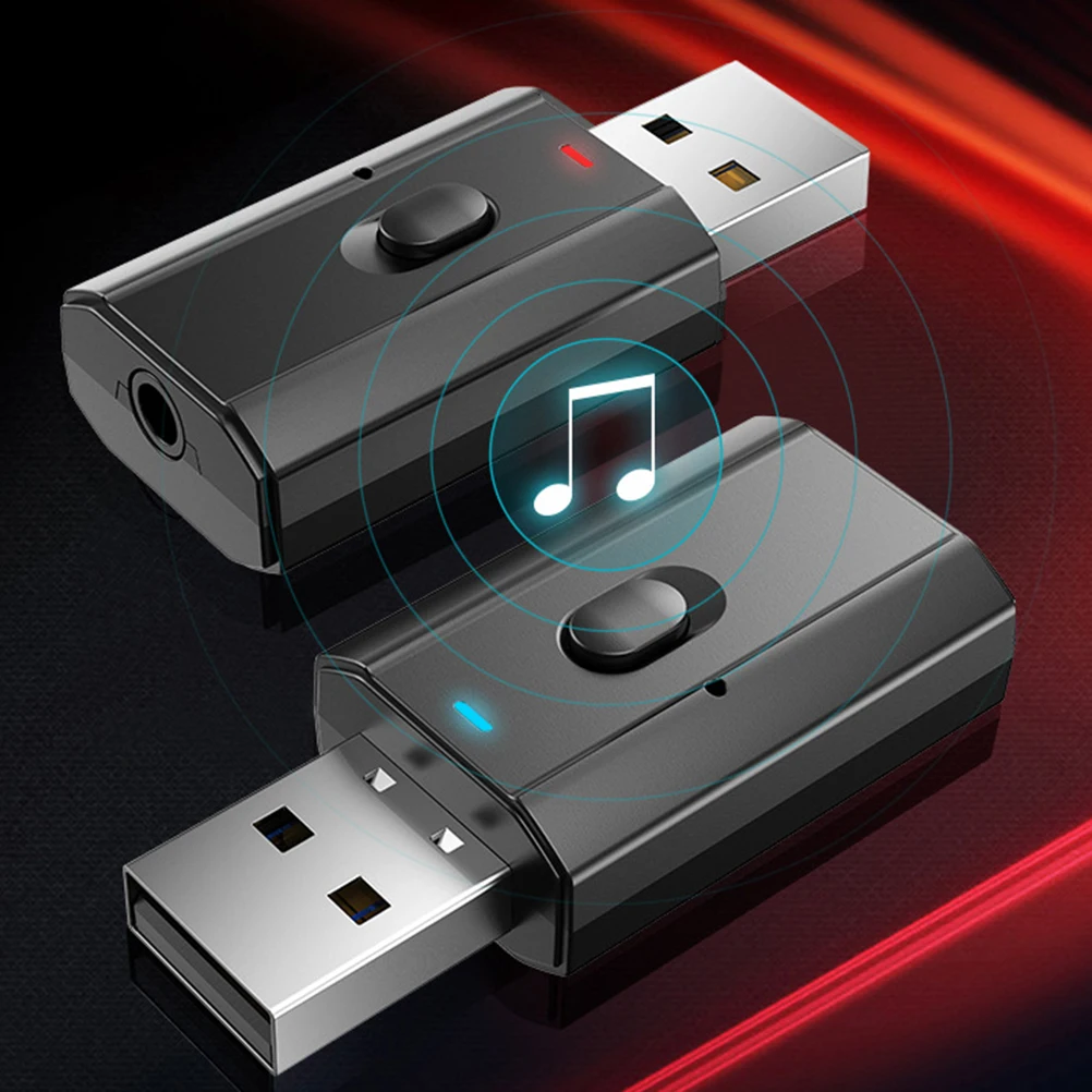 

Wireless Audio Transmitter Receiver Usb 3.5Mm Jack Adapter For Pc Car Smartphone Aux Headphones Stereo