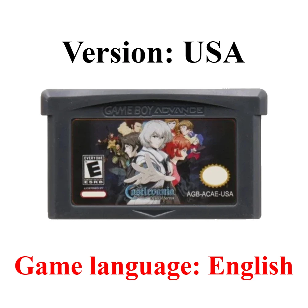 GBA Englische Spielkassette Final Fantasy Advance Wars Metroid Kirby Golden Sun Doom of Fire für GBA SP Spiel Klassische Spielkarte – Detail 25