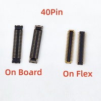 5Pcs 40pin LCD Display FPC Connector On Board Screen Flex Plug Port For OPPO Realme C3