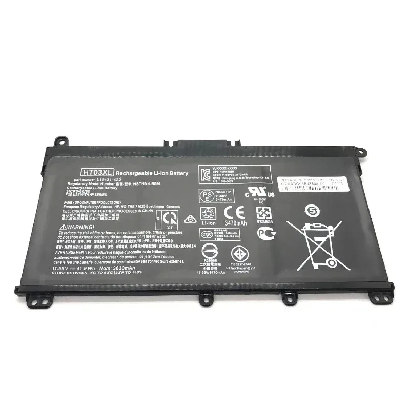 

Оригинальная батарея VBCX HT03XL для ноутбуков HP Pavilion 14-CE0001LA, 14-CE0014TU, 14-CE0010CA, HSTNN-LB8L, L11421-421, серий 250, 255 G7