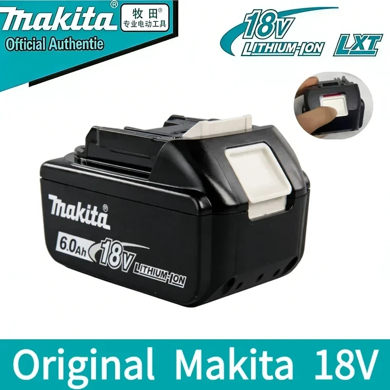 

Усовершенствованная аккумуляторная батарея Makita BL1860 18В 6Ач литиевая для Makita 18В (совместима с BL1840, BL1850, BL1830, BL1860B)