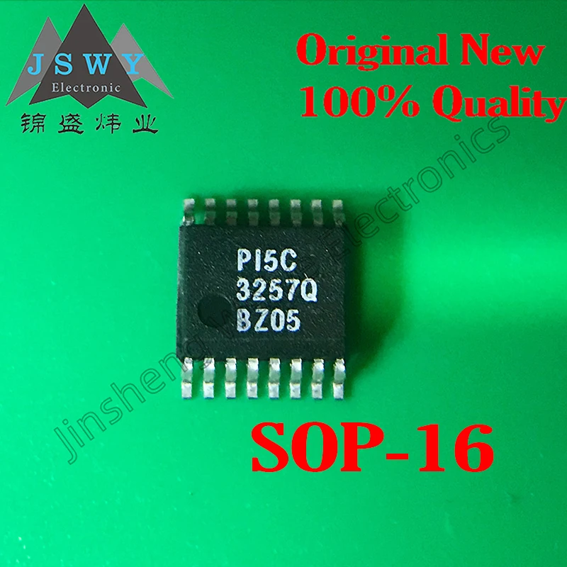 

5PCS PI5C3257QEX PI5C3257QE PI5C3257 SMD SOP16 Multiplexer Chip 100% Brand New Genuine Free Shipping Electronics