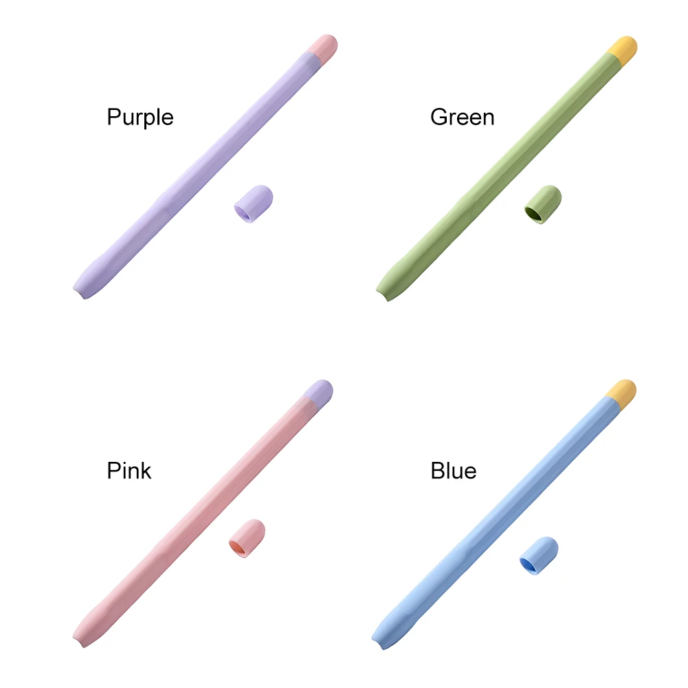 Astuccio per Apple Pencil 1a 2a generazione Custodia protettiva per impugnatura per matita Custodia in silicone per accessori Apple Pencil