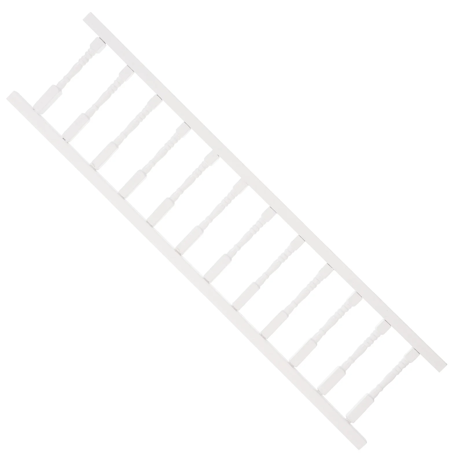 Mini casa escalera artesanal para casa de muñecas niños escalada DIY Micro decoración juguete muebles
