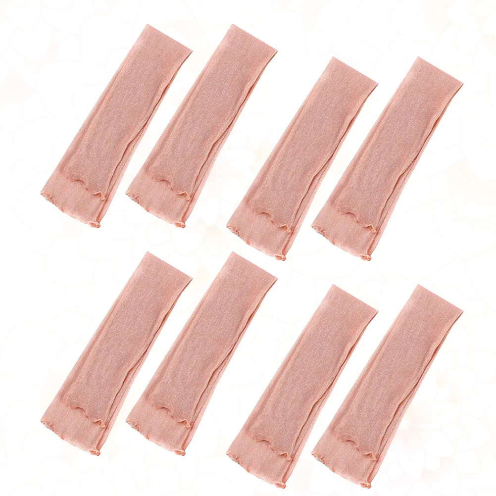 

4 Pairs Sun Protection Sleeve Arm Protective Block Summer Accessories Sleeves Gauze Cover