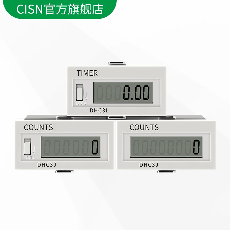 DHC3J electronic accumulating counter comes with power supply industrial digital display DHC3L accumulating timer H7EC-BLM BVLM