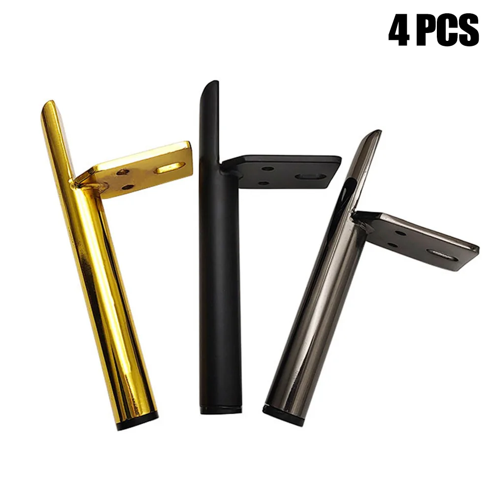 4pcs Cabinet Accessories Wardrobe Replacement Legs Bathroom Table Feet Furniture Hardware Mount Legs For Furniture