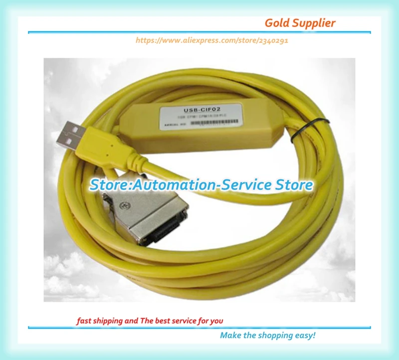 USB-CIF02 USB-CIF02+ Applies CQM1 CPM1A CPM2A And Data Cable Download Cable Other PLC Programming Cable