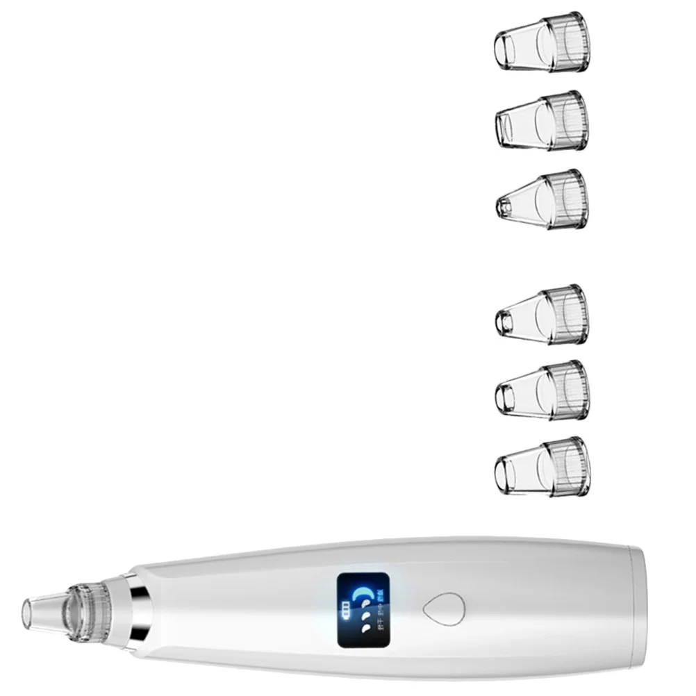 1 stks elektrische poriereiniger 3-niveau verstelbaar schoonheidsinstrument diep schone mee-eters acne draai poriën