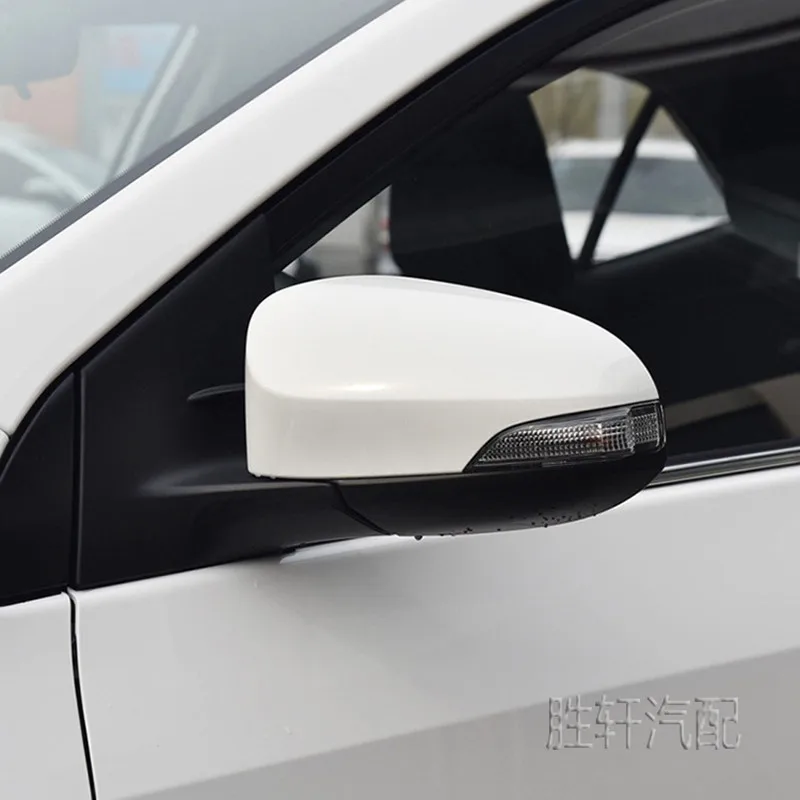 Car Black & White Side Mirror Cover For Toyota Prius C Aqua Axio Premio Rear View Mirror Housing Trim Automotive Accessories