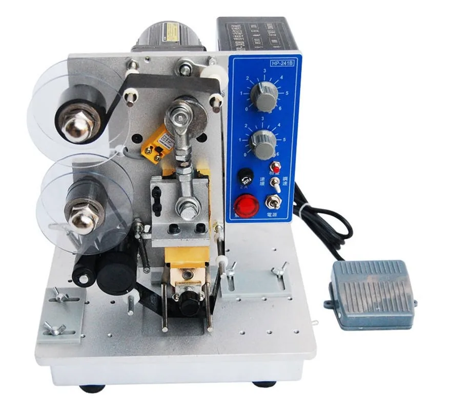 

HP-241B Electric Ribbon Date Printing Machine Batch Expiry Date Ribbon Coding Machine