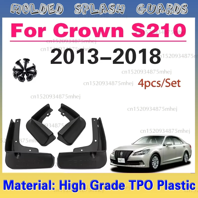

Car Mud Flaps For Toyota Crown S210 2013 2014 2015 2016 2017 2018 Fender Mudguard Mud Flaps Guard Splash Flap Mudguards