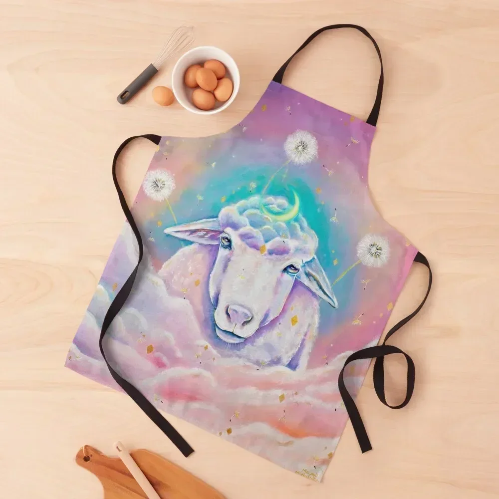 

Counting Sheep Apron kindergarten teacher Household Items For Cooking Kitchenware Apron