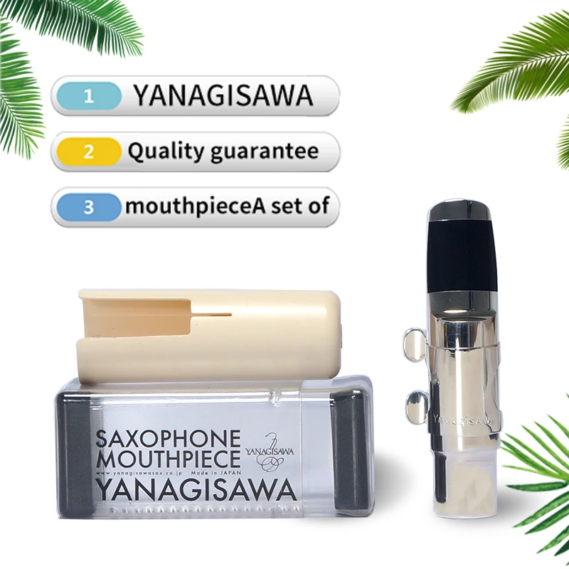 yanagisawa Eealto  EbTenor  Soprano Saxophone mouthpiece  The metal plating silver