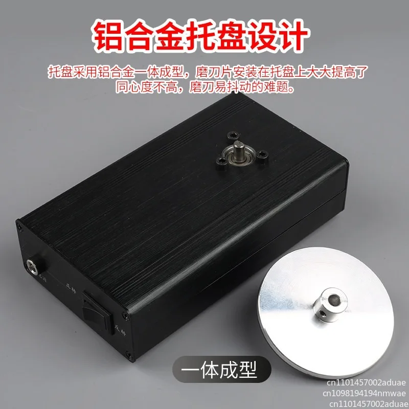 AC 100-240V Electric Knife Sharpener Carving Knife Quick Sharpening Machine Diameter 70MM Mini Grinding Machine 0-3000RPM