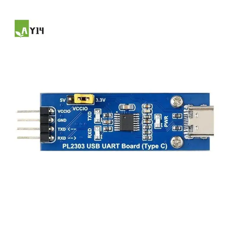 

Модуль последовательного интерфейса AY14 -PL2303 Typec с поддержкой UART/TTL, 1.8В/2.5В, USB-TTL