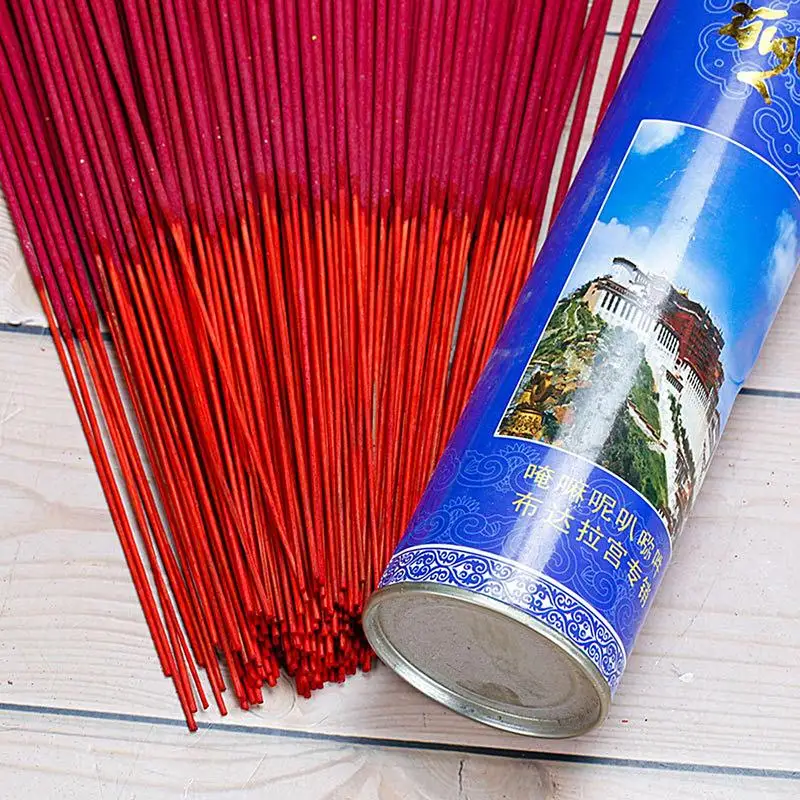 Potala Incense 250PCS Incense Sticks Zen Set Traditional Long Burning Incense For Relaxing Boho Ambiance Fragrant Sticks For