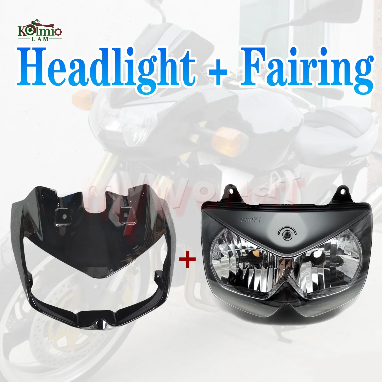 Fit For KAWASAKI Z1000 2003 - 2006 Motorcycle Front Upper Fairing Cowl Nose Or Headlight Z 1000 2004 2005 03 04 05 06