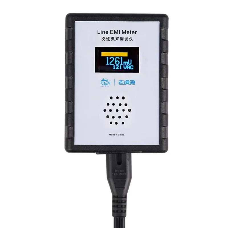 10KHz-10MHz Line EMI Meter Mains Noise Tester Broadband With OLED Screen