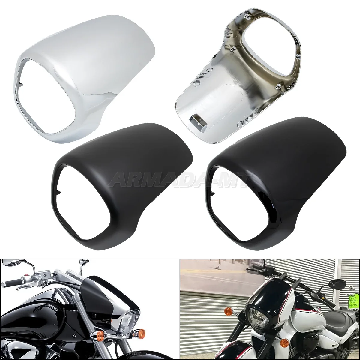 51811-48GB0 Motorcycle Parts Front Fairing Cover Head Light Protector For Suzuki Boulevard M109R VZR1800 VZR 1800 Boss 2010-2024