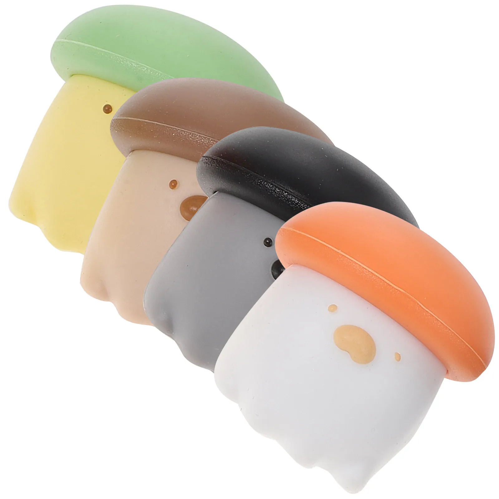 4Pcs Baby Proof Corner Protectors Silicone Safety Edge Bumpers Cartoon Style Furniture Corner Guards for Table Chair Desk