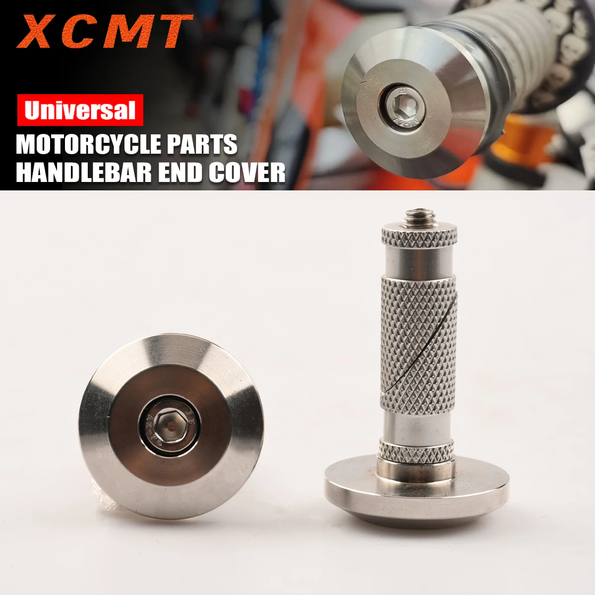 

Motorcycle Parts For KTM HUSQVARNA GasGas M10 Stainless Steel Handlebar Handle End Cover For Yamaha Honda Kawasaki Suzuki