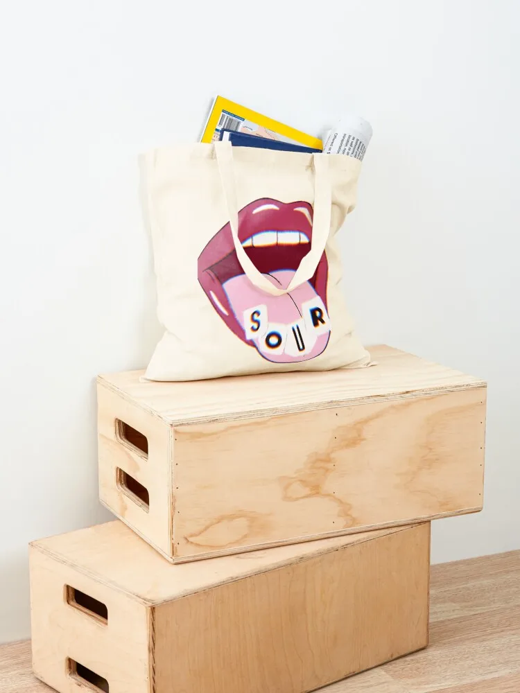Sour Merch Tote Bag canvas tote shopper bag woman handbag Canvas