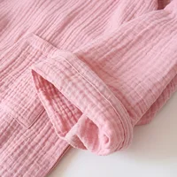 2026 Japanese Kimono Set 100%Cotton Pajamas Two-piece Couple Yukata Loose Men's And Women's Sweat Steaming Suit Home Service Set - Image 5