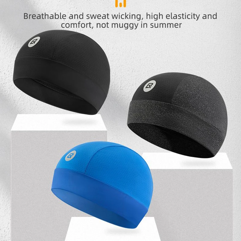 ROCKBROS Summer Cycling Cap Breathable Sweat Wicking UV Protection Cycling Running Hat Bike Cap Headscarf Outdoor Sport Headwear